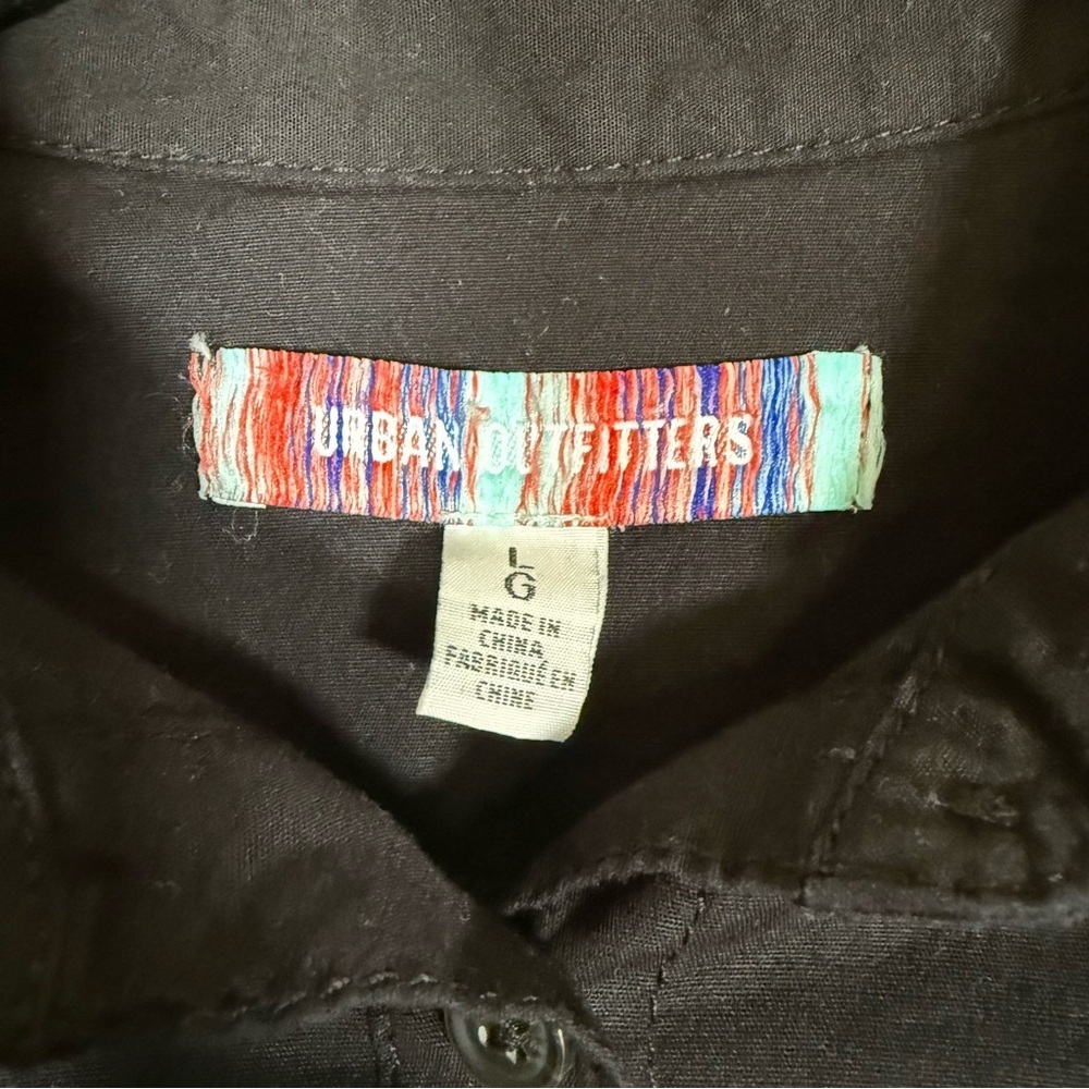 Urban Outfitters Taurus Witchy Corset Shirt Dress Black Size Large - Picture 6 of 9